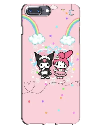 Чохол для iPhone 7 Plus з картинкою «My Melody та Kuromi»