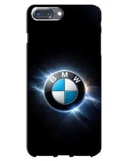 Чохол для iPhone 7 Plus з картинкою «BMW — неонове сяйво»