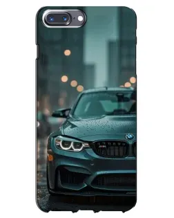 Чохол для iPhone 7 Plus з картинкою «BMW у вогнях міста»