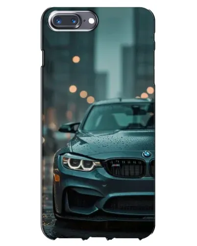 Чохол для iPhone 7 Plus з картинкою «BMW у вогнях міста»