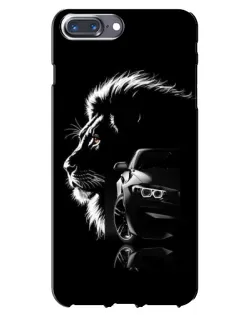 Чохол для iPhone 7 Plus з картинкою «BMW та лев»