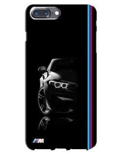 Чохол для iPhone 7 Plus з картинкою «Силует BMW в темряві»