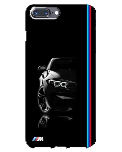 Чохол для iPhone 7 Plus з картинкою «Силует BMW в темряві»
