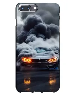 Чохол для iPhone 7 Plus з картинкою «BMW у диму»