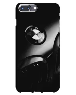 Чохол для iPhone 7 Plus з картинкою «Емблема BMW — макро»