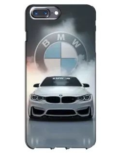 Чохол для iPhone 7 Plus з картинкою «BMW в білому диму»
