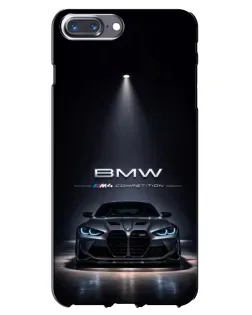Чохол для iPhone 7 Plus з картинкою «BMW крізь нічне місто»