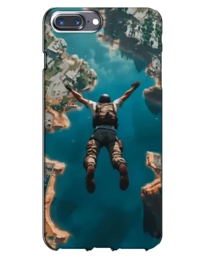 Чохол для iPhone 7 Plus з картинкою «PUBG — вільне падіння»