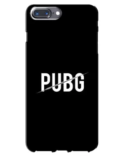 Чохол для iPhone 7 Plus з картинкою «PUBG — білий логотип»