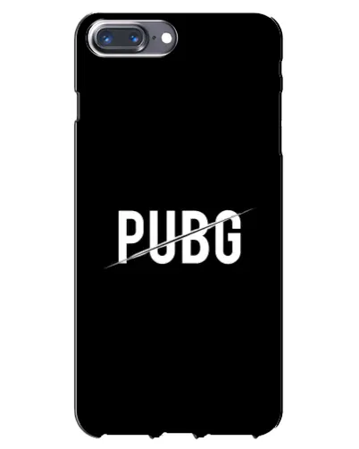 Чохол для iPhone 7 Plus з картинкою «PUBG — білий логотип»