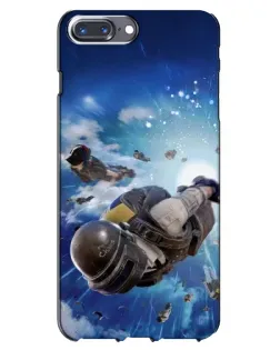 Чохол для iPhone 7 Plus з картинкою «Десант PUBG — стрибок»
