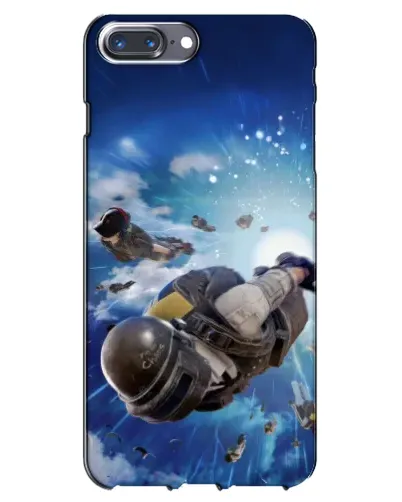 Чохол для iPhone 7 Plus з картинкою «Десант PUBG — стрибок»