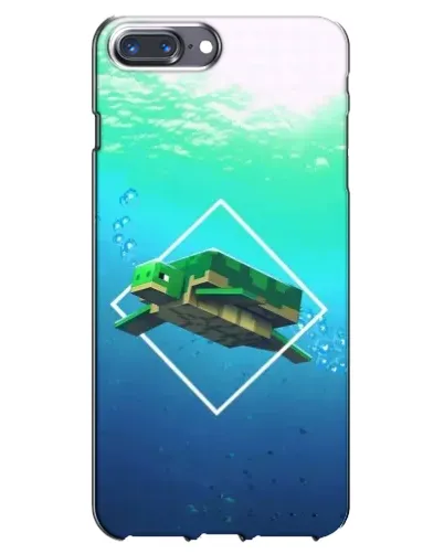 Чохол для iPhone 7 Plus з картинкою «Черепаха Minecraft»