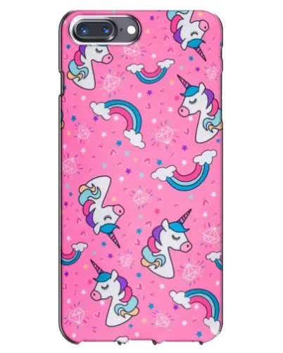 Чохол для iPhone 7 Plus з картинкою «Unicorn паттерн рожевий» Чохол для iPhone 7 Plus з картинкою «Unicorn паттерн рожевий»