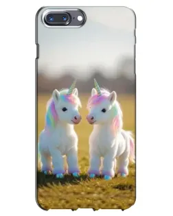 Чохол для iPhone 7 Plus з картинкою «Пара єдинорогів»