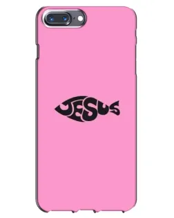 Чехол для iPhone 7 Plus с картинкой «Розовый символ  Jesus»
