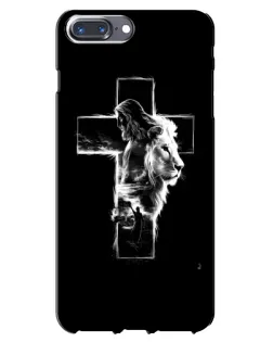 Чохол для iPhone 7 Plus з картинкою «Сяючий хрест Jesus»