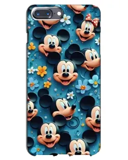 Чохол для iPhone 7 Plus з картинкою «Паттерн Міккі та Мінні»