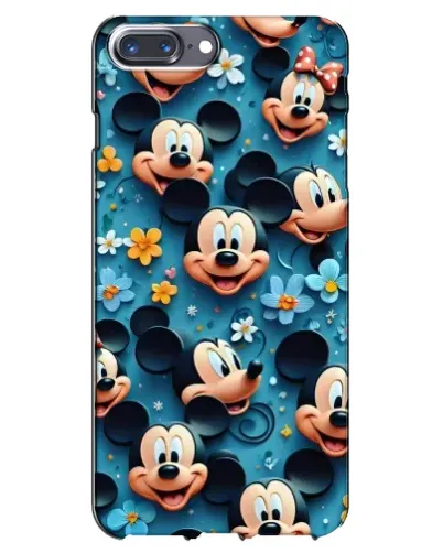 Чохол для iPhone 7 Plus з картинкою «Паттерн Міккі та Мінні»