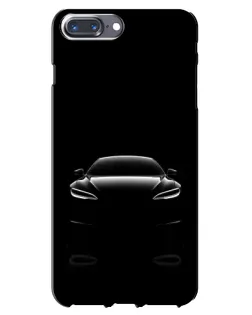 Чохол для iPhone 7 Plus з картинкою «Силует Tesla Night»