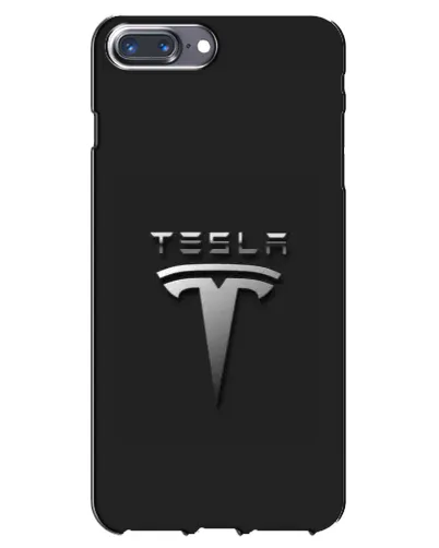 Чехол для iPhone 7 Plus с картинкой «Стальной логотип Tesla» Чехол для iPhone 7 Plus с картинкой «Стальной логотип Tesla»