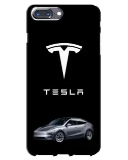Чехол для iPhone 7 Plus с картинкой «Tesla Model Y»
