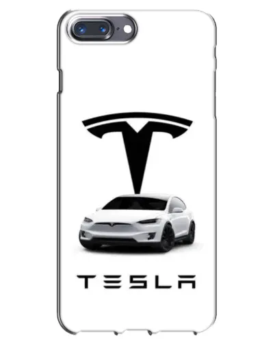 Чехол для iPhone 7 Plus с картинкой «Tesla White Style» Чехол для iPhone 7 Plus с картинкой «Tesla White Style»