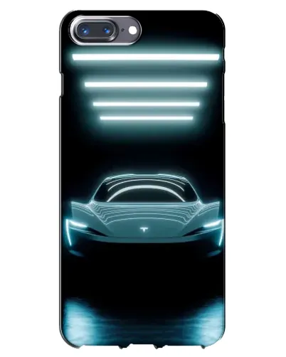 Чехол для iPhone 7 Plus с картинкой «Tesla в неоне» Чехол для iPhone 7 Plus с картинкой «Tesla в неоне»