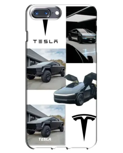 Чехол для iPhone 7 Plus с картинкой «Коллаж Cybertruck Tesla» Чехол для iPhone 7 Plus с картинкой «Коллаж Cybertruck Tesla»