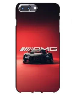 Чохол для iPhone 7 Plus з картинкою «Mercedes AMG — червона лінія»