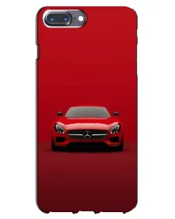 Чехол для iPhone 7 Plus с картинкой «Красный Mercedes AMG»
