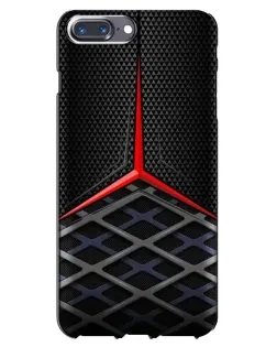 Чохол для iPhone 7 Plus з картинкою «Mercedes Carbon Grid»