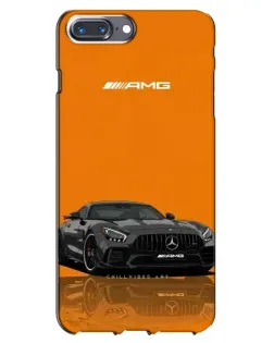 Чохол для iPhone 7 Plus з картинкою «Помаранчевий Mercedes AMG»