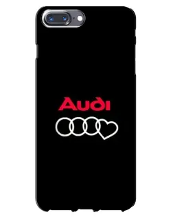 Чохол для iPhone 7 Plus з картинкою «Логотип Audi Heart»