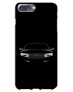 Чохол для iPhone 7 Plus з картинкою «Audi — нічний контур»