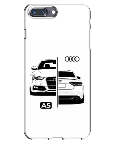 Чохол для iPhone 7 Plus з картинкою «Audi — контрастний дизайн»