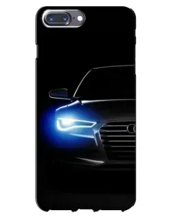Чохол для iPhone 7 Plus з картинкою «Неоновий погляд Audi»
