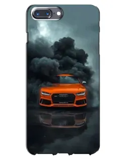 Чохол для iPhone 7 Plus з картинкою «Audi у хмарах диму»