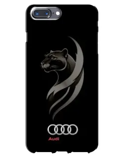 Чохол для iPhone 7 Plus з картинкою «Графіка — пантера та Audi»