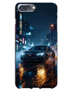 Чохол для iPhone 7 Plus з картинкою «Нічне місто та Audi»