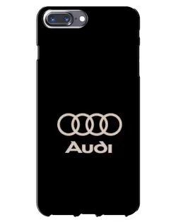 Чохол для iPhone 7 Plus з картинкою «Audi — золотий логотип»
