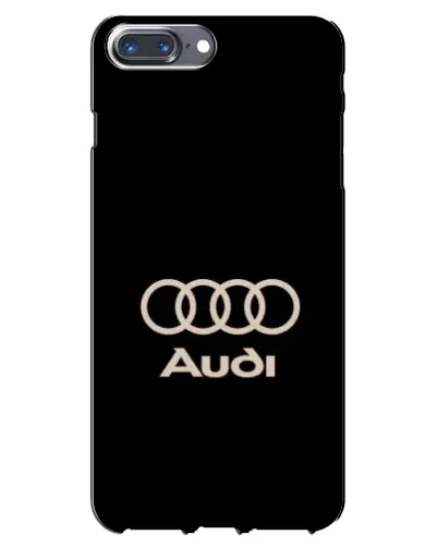Чохол для iPhone 7 Plus з картинкою «Audi — золотий логотип»