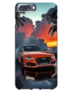 Чохол для iPhone 7 Plus з картинкою «Audi — захід сонця»