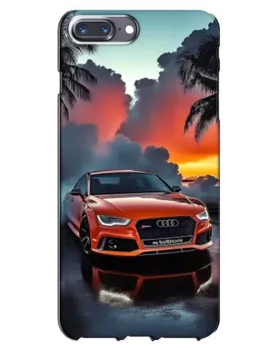 Чохол для iPhone 7 Plus з картинкою «Audi — захід сонця»
