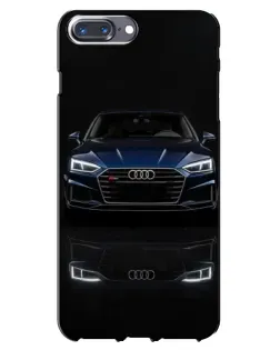 Чохол для iPhone 7 Plus з картинкою «Audi — нічне відображення»