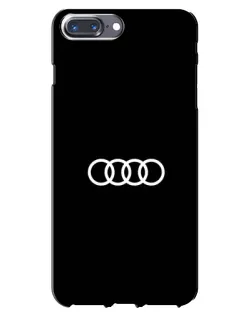 Чохол для iPhone 7 Plus з картинкою «Audi White Logo»