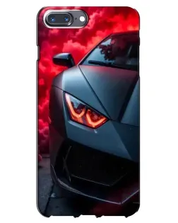 Чохол для iPhone 7 Plus з картинкою «Lamborghini червоне сяйво»
