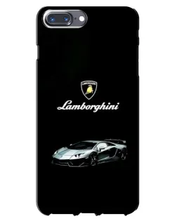 Чехол для iPhone 7 Plus с картинкой «Логотип Lamborghini классика»