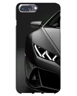 Чехол для iPhone 7 Plus с картинкой «Lamborghini фары детализация»