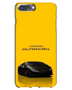 Чехол для iPhone 7 Plus с картинкой «Lamborghini Huracan черный»